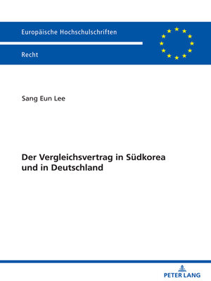 cover image of Der Vergleichsvertrag in Suedkorea und in Deutschland